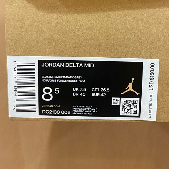 Nike Air Jordan Delta Mid 🔥Blue Jumpman Sneakers - Picture 9 of 10